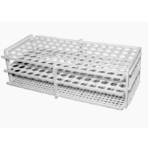 Estante para tubos de ensaios arrendondado