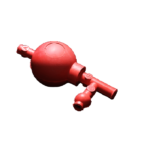 Pera pipetador de três vias