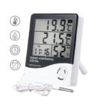 Termometro Medidor de Umidade e Temperatura Com Sensor Externo