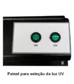 Câmara Escura Com Duas Lâmpadas UV 254/365NM