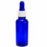 Frasco de Vidro Azul 30mL com Conta-Gota