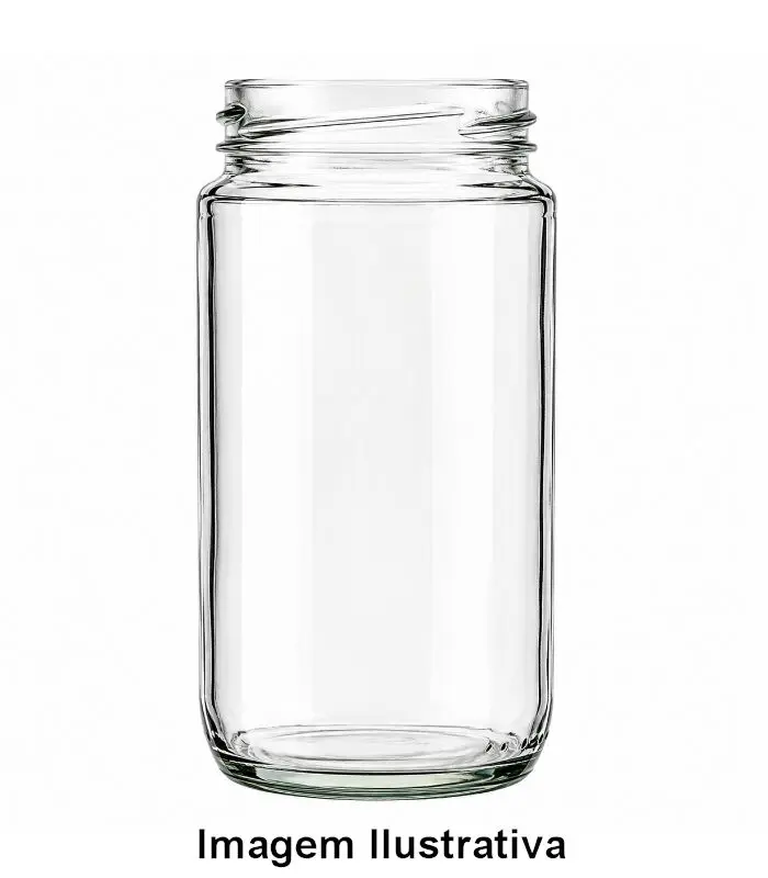 Pote de Vidro Az 200 Baixo 350ml